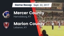 Recap: Mercer County  vs. Marion County  2017