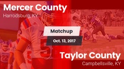 Matchup: Mercer County High vs. Taylor County  2017