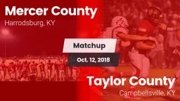 Matchup: Mercer County High vs. Taylor County  2018
