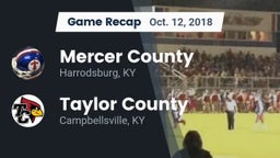 Recap: Mercer County  vs. Taylor County  2018