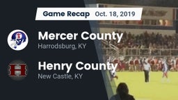 Recap: Mercer County  vs. Henry County  2019