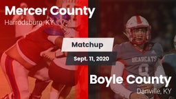 Matchup: Mercer County High vs. Boyle County  2020