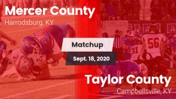 Matchup: Mercer County High vs. Taylor County  2020