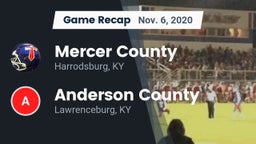 Recap: Mercer County  vs. Anderson County  2020