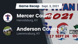 Recap: Mercer County  vs. Anderson County  2021