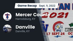 Recap: Mercer County  vs. Danville  2022