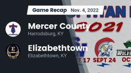 Recap: Mercer County  vs. Elizabethtown  2022