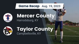 Recap: Mercer County  vs. Taylor County  2023
