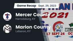 Recap: Mercer County  vs. Marion County  2023