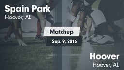Matchup: Spain Park High vs. Hoover  2016