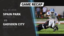 Recap: Spain Park  vs. Gadsden City  2016