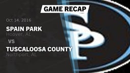 Recap: Spain Park  vs. Tuscaloosa County  2016