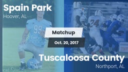 Matchup: Spain Park High vs. Tuscaloosa County  2017