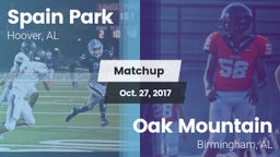 Matchup: Spain Park High vs. Oak Mountain  2017