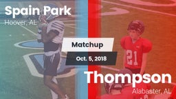 Matchup: Spain Park High vs. Thompson  2018