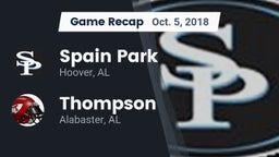 Recap: Spain Park  vs. Thompson  2018