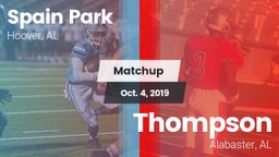 Matchup: Spain Park High vs. Thompson  2019