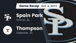Recap: Spain Park  vs. Thompson  2019