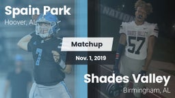 Matchup: Spain Park High vs. Shades Valley  2019