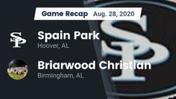 Recap: Spain Park  vs. Briarwood Christian  2020