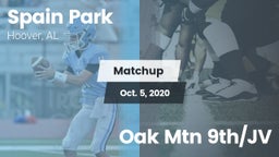 Matchup: Spain Park High vs. Oak Mtn 9th/JV 2020