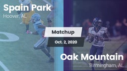 Matchup: Spain Park High vs. Oak Mountain  2020