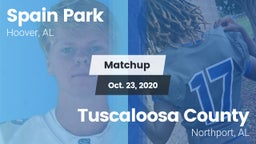 Matchup: Spain Park High vs. Tuscaloosa County  2020