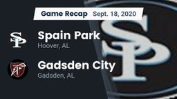 Recap: Spain Park  vs. Gadsden City  2020
