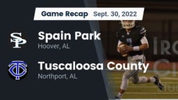 Recap: Spain Park  vs. Tuscaloosa County  2022