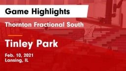 Thornton Fractional South  vs Tinley Park  Game Highlights - Feb. 10, 2021