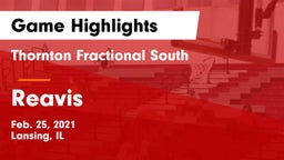 Thornton Fractional South  vs Reavis  Game Highlights - Feb. 25, 2021