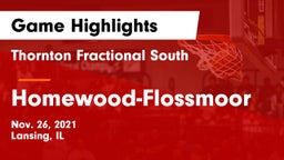 Thornton Fractional South  vs Homewood-Flossmoor  Game Highlights - Nov. 26, 2021