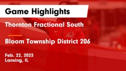 Thornton Fractional South  vs Bloom Township  District 206 Game Highlights - Feb. 22, 2023