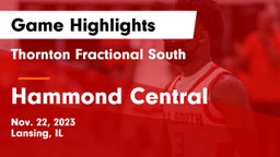 Thornton Fractional South  vs Hammond Central  Game Highlights - Nov. 22, 2023