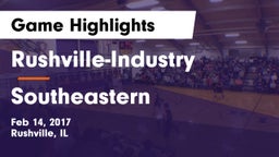 Rushville-Industry  vs Southeastern Game Highlights - Feb 14, 2017