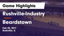 Rushville-Industry  vs Beardstown Game Highlights - Feb 20, 2017