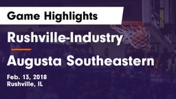 Rushville-Industry  vs Augusta Southeastern Game Highlights - Feb. 13, 2018