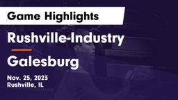 Rushville-Industry  vs Galesburg  Game Highlights - Nov. 25, 2023
