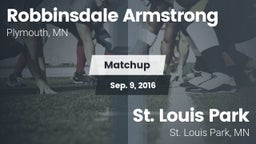 Matchup: Robbinsdale vs. St. Louis Park  2016