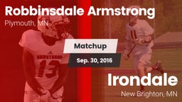 Matchup: Robbinsdale vs. Irondale  2016