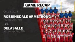 Recap: Robbinsdale Armstrong  vs. DeLaSalle  2016