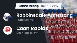 Recap: Robbinsdale Armstrong  vs. Coon Rapids  2017