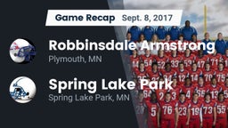 Recap: Robbinsdale Armstrong  vs. Spring Lake Park  2017