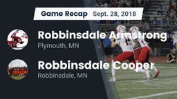 Recap: Robbinsdale Armstrong  vs. Robbinsdale Cooper  2018