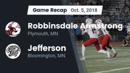 Recap: Robbinsdale Armstrong  vs. Jefferson  2018
