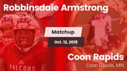 Matchup: Robbinsdale vs. Coon Rapids  2018