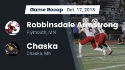 Recap: Robbinsdale Armstrong  vs. Chaska  2018