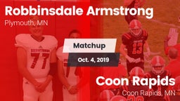 Matchup: Robbinsdale vs. Coon Rapids  2019