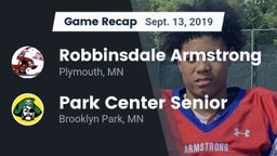 Recap: Robbinsdale Armstrong  vs. Park Center Senior  2019