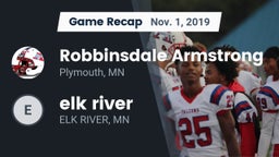 Recap: Robbinsdale Armstrong  vs. elk river 2019